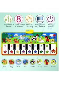 M SANMERSEN Musical Piano Mat